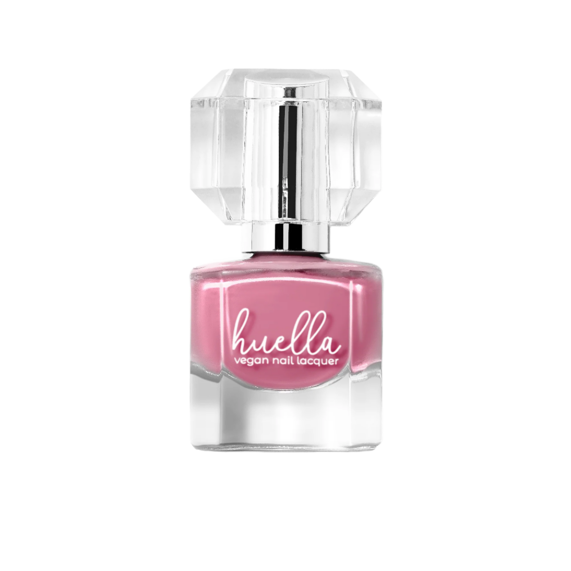 non-toxic soft mauve pink nail polish | kiss and tell by huella